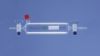 AMPOULE A GAZ CAPACITE 500 ML ROBINET VERRE AVEC CONNECTION VIDANGE GL 14
