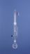 MONTAGE DISTILLATION COMPLET POUR LES SOLVANTS CONCENTRES :-SOXHLET POUR SOLVANT AVEC ROBINET POINTEAU  CAPACITE 100 ML RODAGE 45/40 REFRIGERANT DIMROTH CONECTION PLASTIQUE GL 14 BALLON FOND ROND CAPA