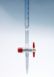Burette à voie unique clé PTFE classe B 25mL échelon 0,10mL, verre sodo - Gamme Eco