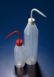 Pissette ronde forme bouteille LDPE eau distillée bouchon blanc 500mL ( X 5 )