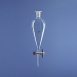 Ampoule à décanter conique clé PE 250 ml