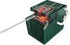 BEC CHAUFFANT ELECTRIQUE MSEI MICROBIO AVEC ZONE STERILE DE 60 cm
