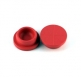 BOUCHON SEPTUM CAOUTCHOUC ROUGE POUR FLACON PLASMA D40  ( X 100 )