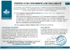Certificat de conformité à la norme
