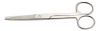 Ciseaux droits pointu-rond, 140 mm   -UNITE (ex 69001578)