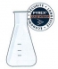 Erlen  <b>125 ml</b> Øext.corps. 67 mm Øext.col. 28 mm Ø int.col 24 mm H: 114 mm (lot de 12)