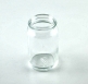 Pilulier en verre blanc b.30 sans cape 18 ml, la pièce <font color='red'>REFERENCE ARRETEE voir ref DU068657 en verre ambré</font>