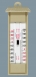 Thermomètre sans mercure, mini/maxi blister - 30 °C à + 50 °C, plast.beige