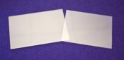 LAME 76 x 50 x 1mm BORDS BRUTS  ( X 100 )
