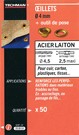 OEILLETS 10MM+OUTIL POSE BLI.25P