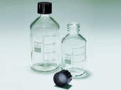 Flacon Pyrex gradué bouché SVL 50 ml  lot de 10