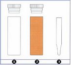 Flacon Shell clair 4 ml 44,6 x 14,65 mm avec bouchon 15 mm (10 x 100)