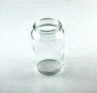 Pilulier en verre blanc b.40 sans cape 96,5 ml