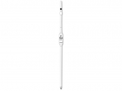 Pipette jaugée 1 traits, classe A à boule, 1 mL le lot de 1