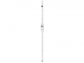 Pipette jaugée 2 traits, classe A à boule, 2 mL le lot de 1