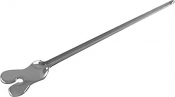 Sonde cannelée 14 cm en inox