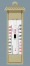 Thermomètre mini/maxi blister - 30 °C à + 50 °C, plast.beige