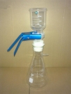 Unité de filtration sous vide en verre (système complet)