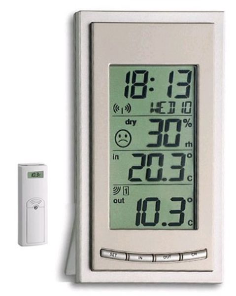 Double Thermomètre - Hygromètre Intérieur/extérieur Sans Fil, météo et  thermométrie sur AllSciences