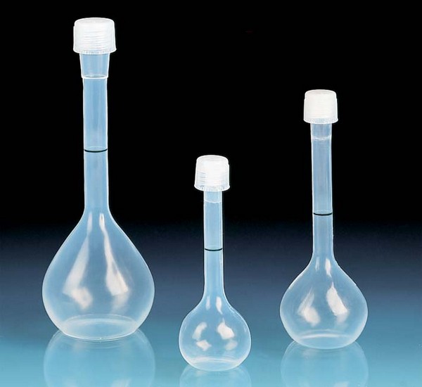 Fiole Jaugée,pfa,cl. A 250Ml,cap.gl25, brand sur AllSciences