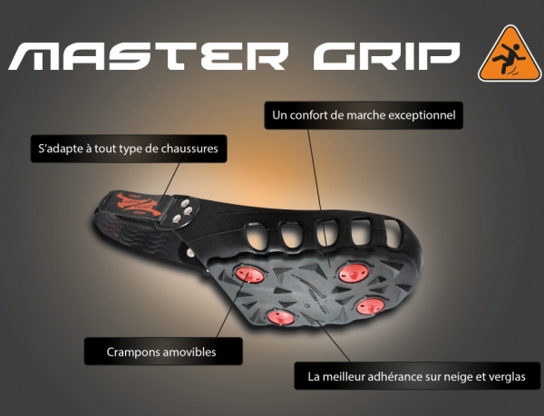 Sur-Chaussure Antidérapante Neige Et Verglas Mastergrip (Pointure À  Préciser), surchaussures semelle haute résistance sur AllSciences