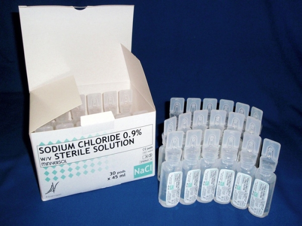 Sodium Chlorure 0,9% Stérile Miniversol 45 Ml (Carton De 24