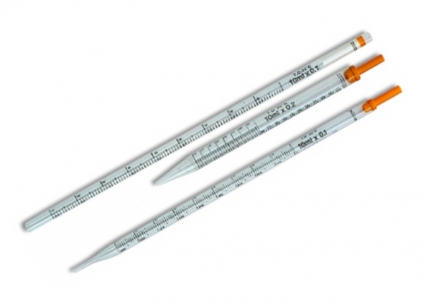 lot de 10 Pipettes en plastique de 1 ml