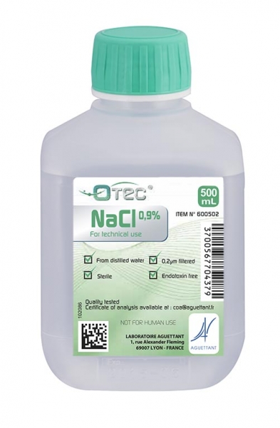 Sodium Chlorure 0,9% Stérile Apyrogène Otec 500 Ml (Carton De 20